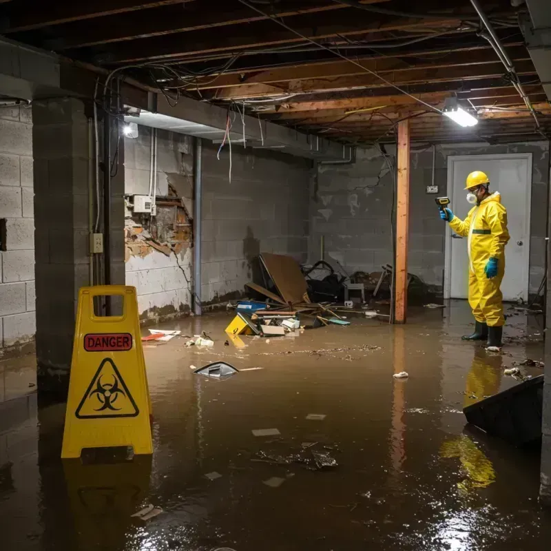 Flooded Basement Electrical Hazard in Perry Park, CO Property